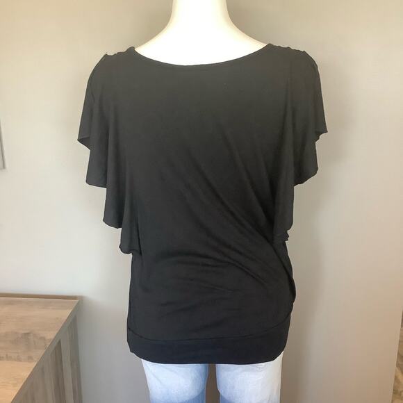 Express Ruffled Sleeve Tee - Picture 5 of 6